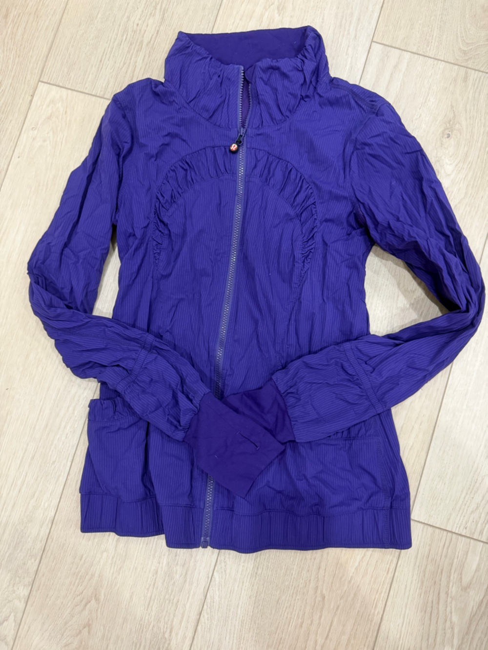 Lululemon lined Purple Zip-Front Jacket